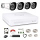 Kit de Vidéosurveillance numérique HD 4 Caméras 720P – Foscam FN3108XE-B4-1T