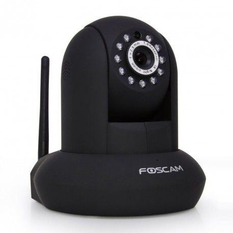 Camera IP wifi HD interieure motorisee infrarouge – Foscam FI9821P – Noir ou Blanc