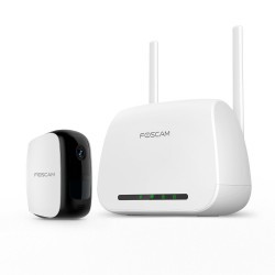 Caméra IP autonome intérieur/extérieure avec passerelle wifi - Foscam E1