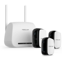 Caméra IP autonome intérieur/extérieure avec passerelle wifi - Foscam E1