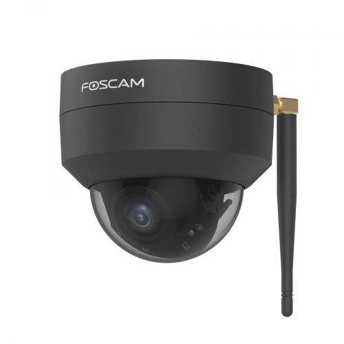 Caméra IP Wi-Fi extérieure motorisée 4MP - Zoom optique x4 - Foscam D4Z Noire