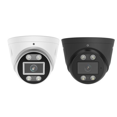Caméra dôme IP extérieure PoE 8 MP avec spots lumineux et sirène - Foscam T8EP
